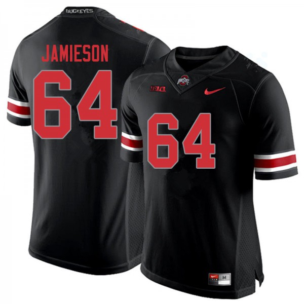 Ohio State Buckeyes #64 Jack Jamieson Men Stitched Jersey Blackout OSU53403